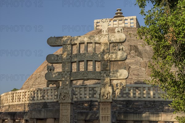 Elaborately carved East Torana