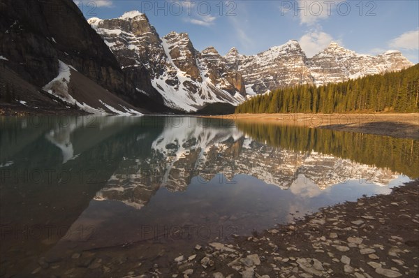 Moraine Lake at sunrise