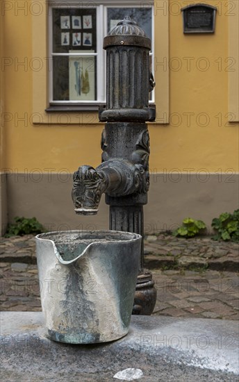 Historic city fountain