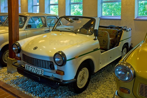 DDR cars Trabant in an exhibition