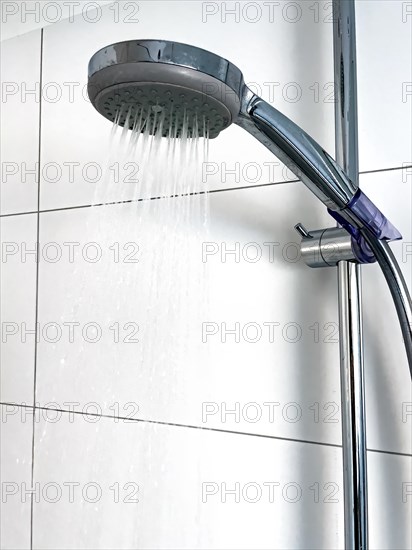 Running water from in shower