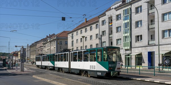 Tram stop at Platz der Deutschen Einheit