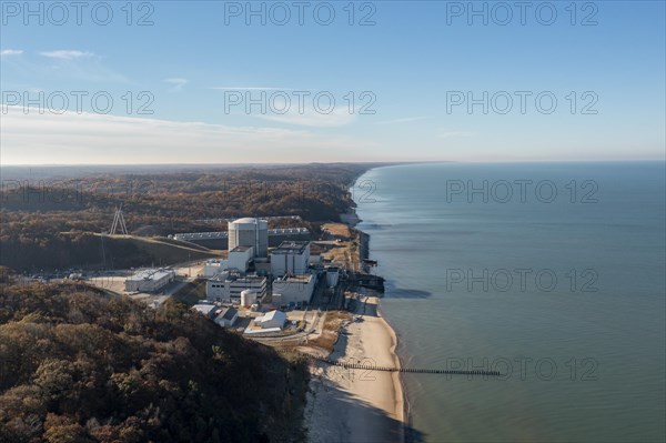 The Palisades nuclear power plant on the shore of Lake Michigan