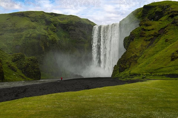 Skogafoss Waterfall in the South of Iceland