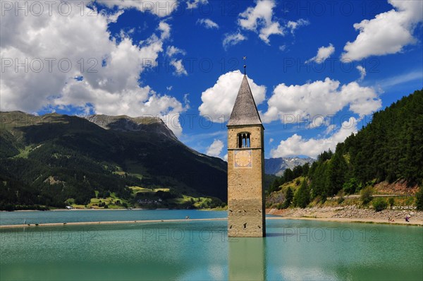 Former church of the municipality of Reschen am See