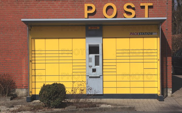 Parcel station of the German Post