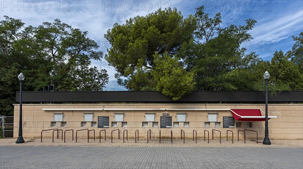 The area at the Lluis Companys Olympic Stadium on Montjuic