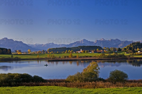 Haslacher See near Bernbeuren in Ostallgaeu