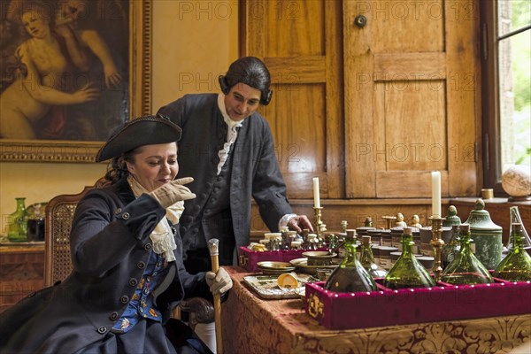 Baroque Days Historical Costumes Bueckeburg Castle Schaumburg Lower Saxony Germany