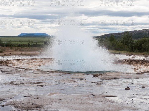 Eruption of Strokkur Geyser