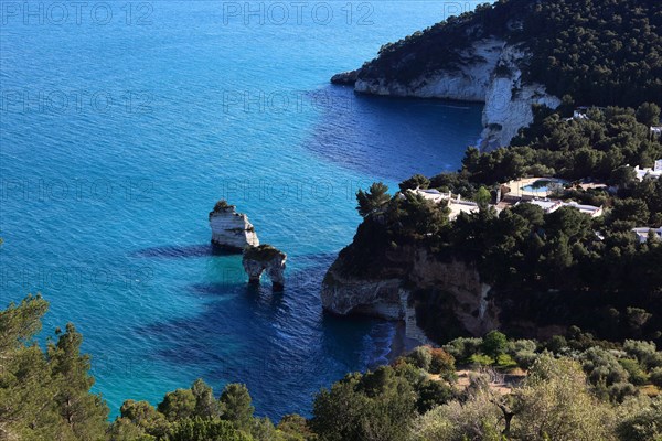 Coastal landscape at the Gargano