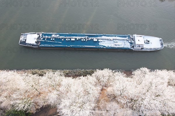 Aerial view Rhine-Herne Canal