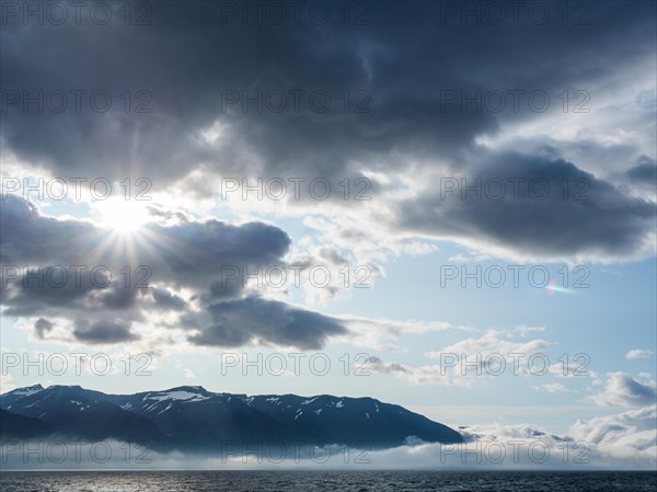 Dramatic cloud atmosphere