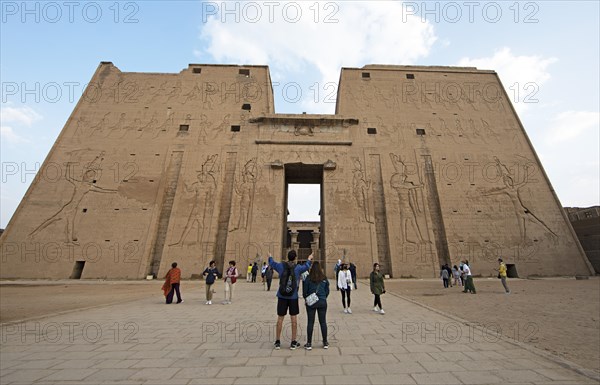 Pylon of the Temple of Edfu