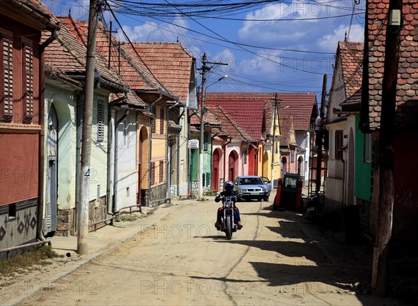 Typical Transylvanian village structure