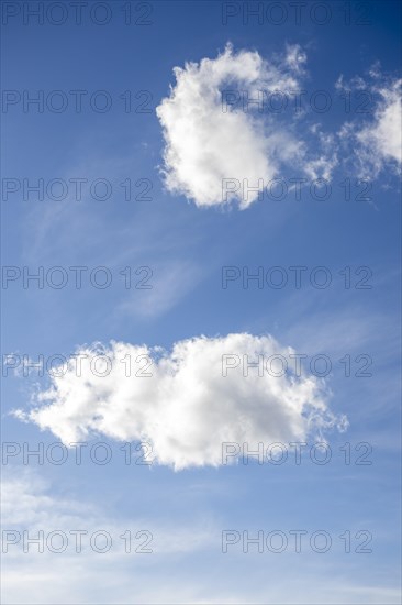 Blue cloudy sky