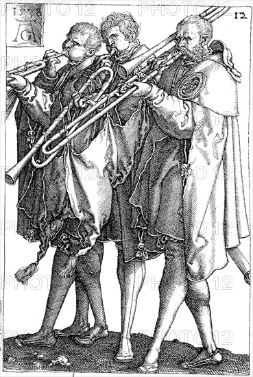 From the copper engraving series of the wedding dancers