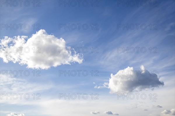 Blue cloudy sky