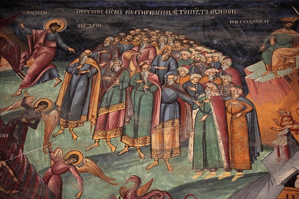 Murals in Horezu Monastery