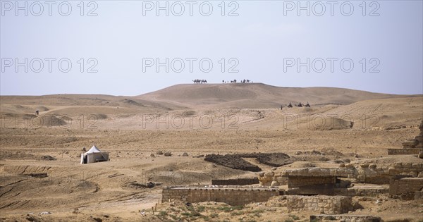 Camel Riding in the Desert