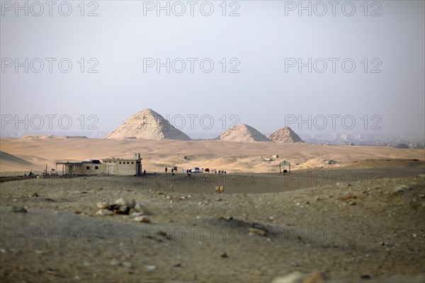 Pyramids at the necropolis of Sakkara