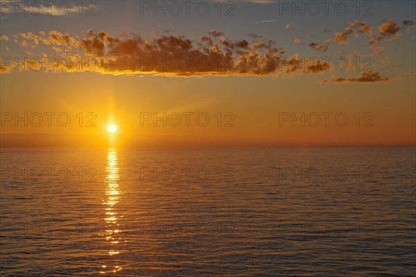 Sunset on the Arctic Ocean