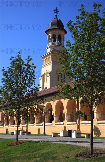 Gate tower of the Coronation Cathedral of the Romanian Orthodox Church