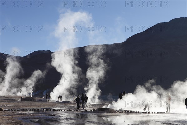 Steam fountains