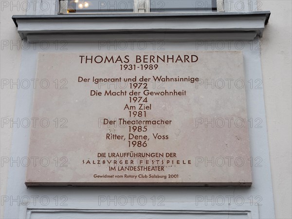 Commemorative plaque