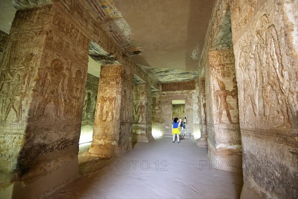 Rock carvings in the Nubian Al Derr Temple