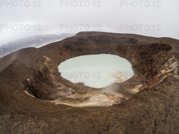 Lake Viti at Krafla Volcano