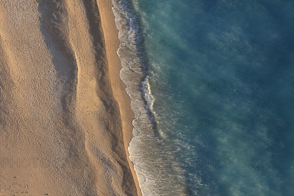 Myrtos beach in the evening