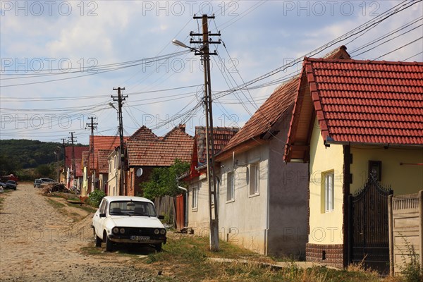 Typical Transylvanian village structure