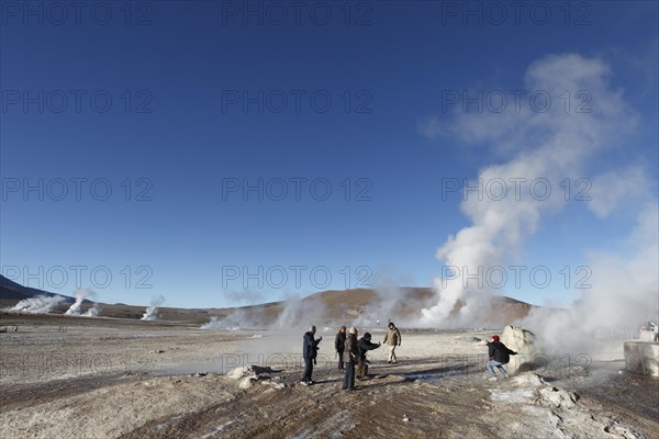 Steam fountains