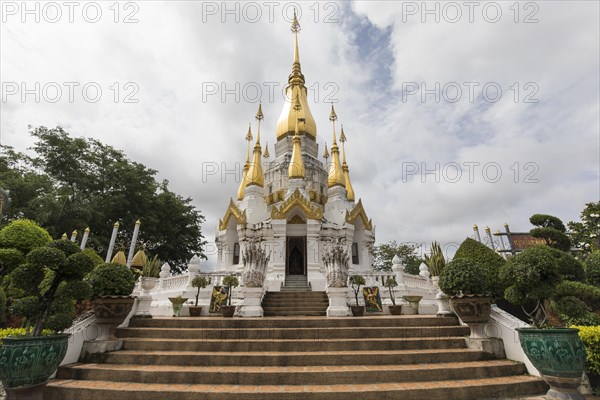 Temple Wat Tham Khuha Sawan near Mekong River