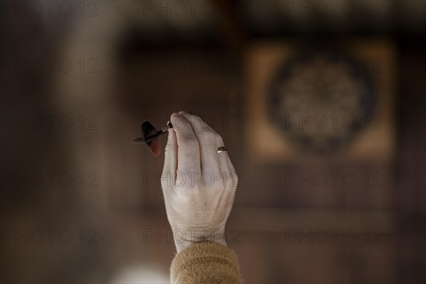 Playing darts