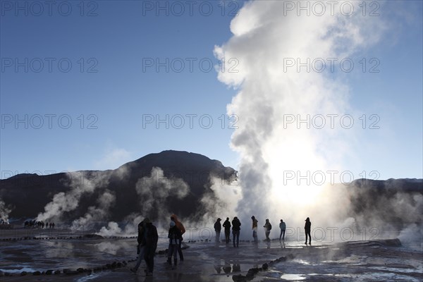 Steam fountains