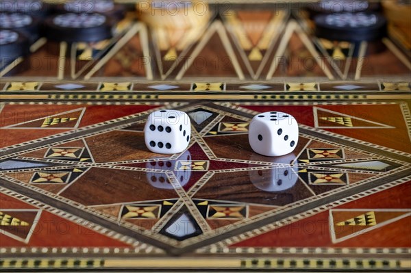 Wooden Chess Backgammon Game