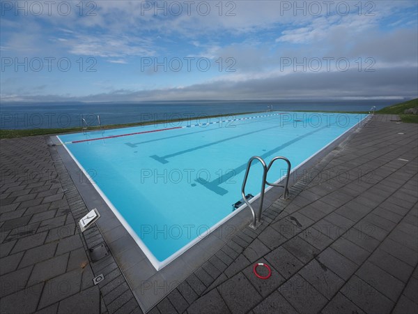 Infinity pool by the sea