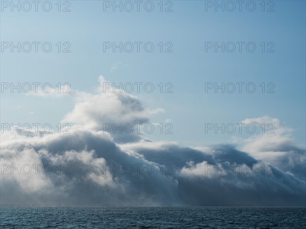 Fog over the sea