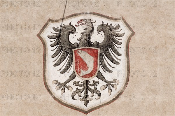 Town coat of arms on the Obertorturm