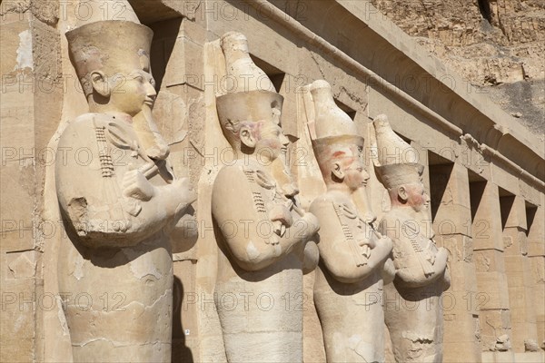 Statues in the Temple of Hatshepsut