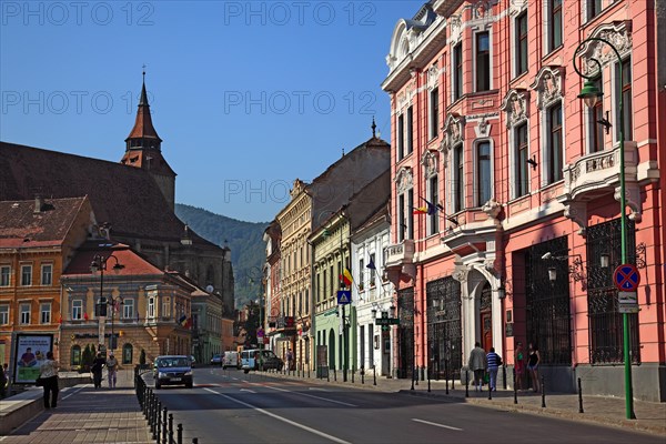 In the old town on Piata Sfatului Square