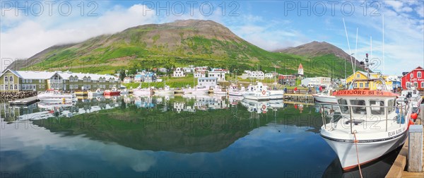 Village view with harbour