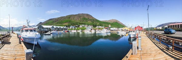 Village view with harbour