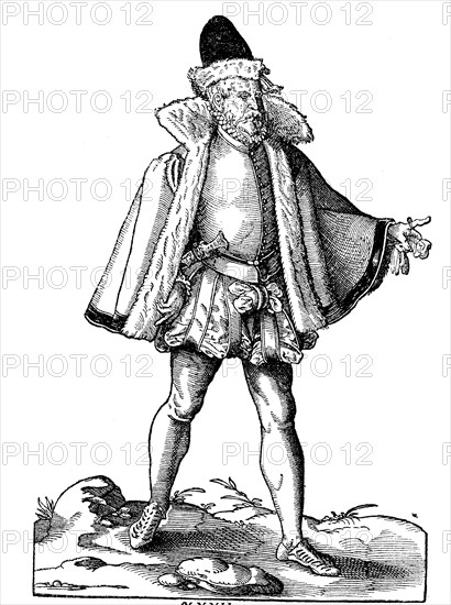 Clothes and costumes of the respectable citizens and merchants in Meissen