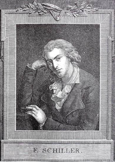 Painting of Johann Christoph Friedrich von Schiller