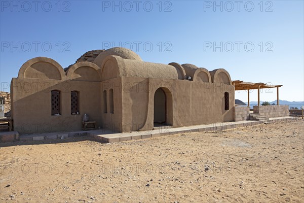 Nubian house made of clay