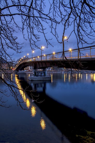 Bicycle bridge over the Konstanz funnel