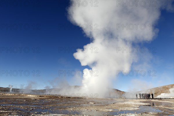 Steam fountains